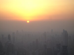 Shanghai sunset